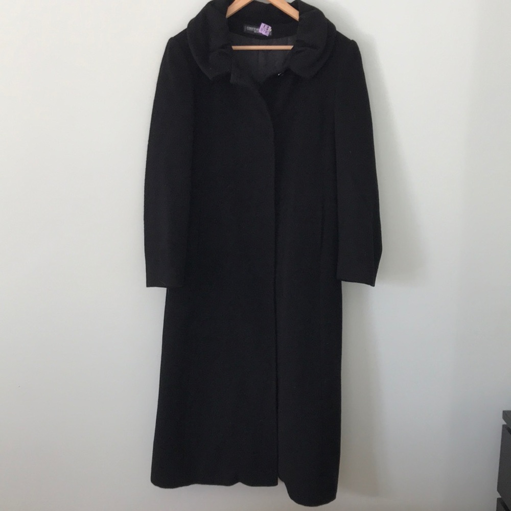 Angora and Wool Coat